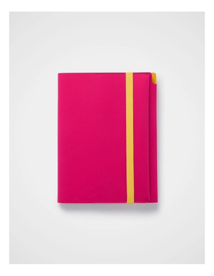 Stitch Notebook Holder A5 in Raspberry image 1