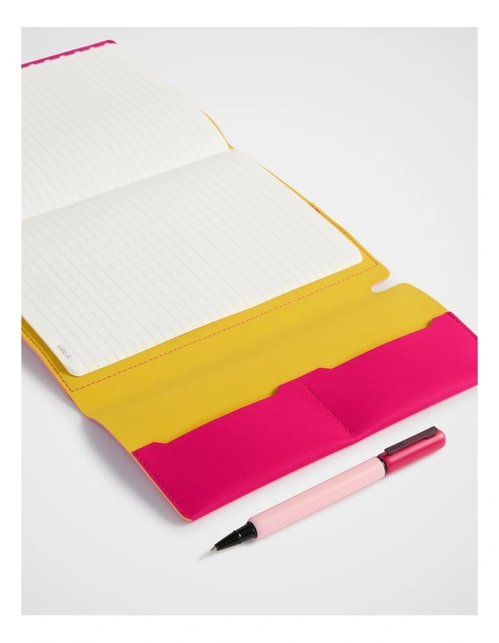 Stitch Notebook Holder A5 in Raspberry image 2