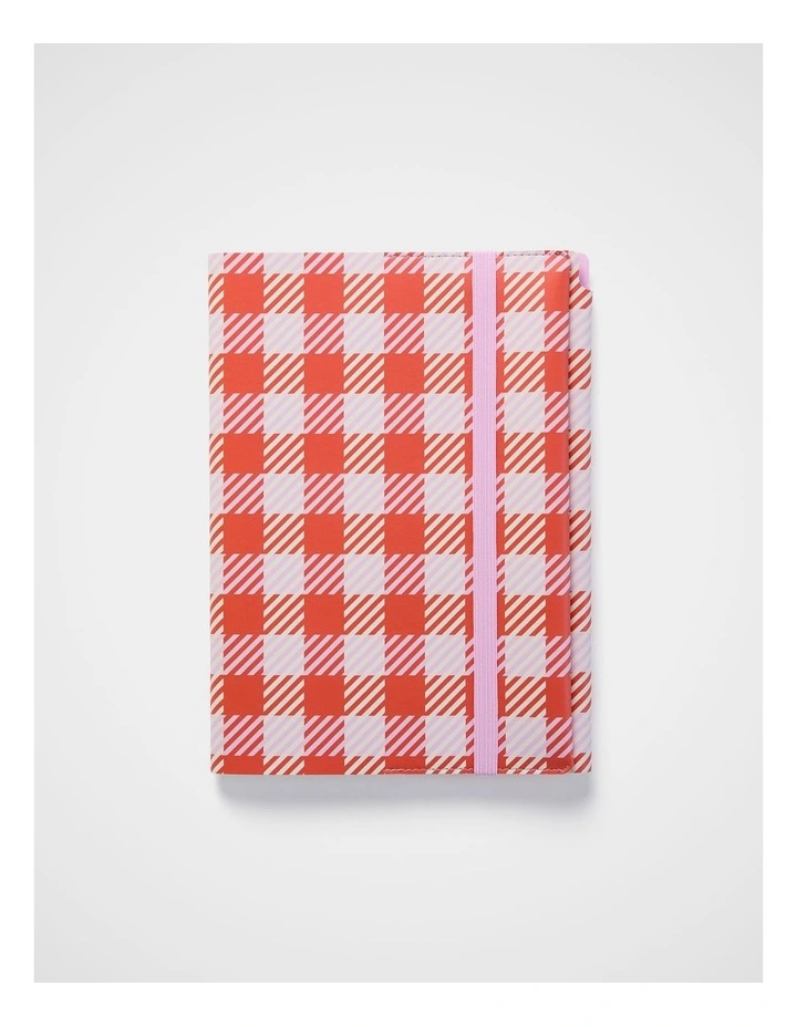 Stitch Notebook Holder B5 in Gingham image 1