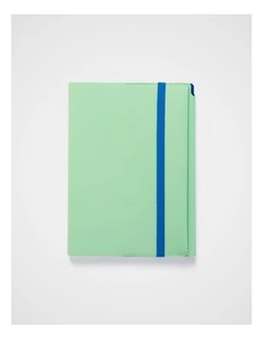 Stitch Notebook Holder B5 in Matcha Green