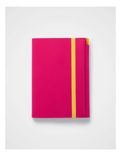 Stitch Notebook Holder B5 in Raspberry