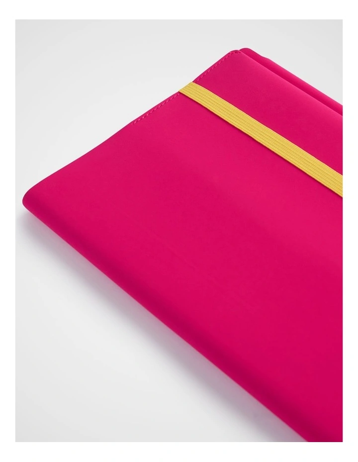 Stitch Notebook Holder B5 in Raspberry image 2