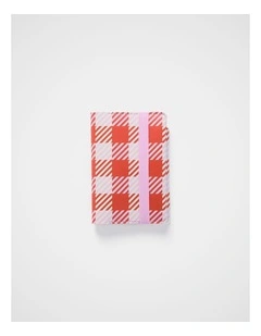 Stitch Notebook Holder B7 in Gingham