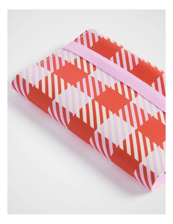 Stitch Notebook Holder B7 in Gingham image 3