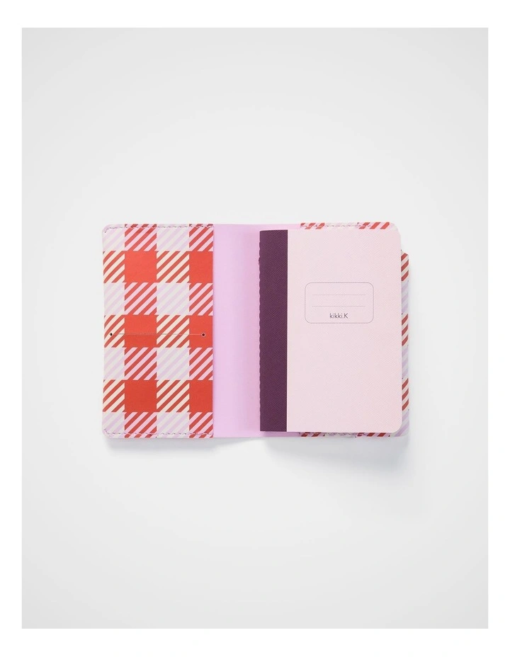 Stitch Notebook Holder B7 in Gingham image 4