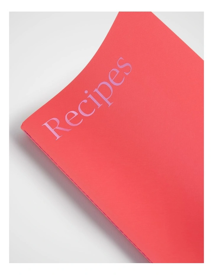 Stitch Recipe Planner A5 in Poppy image 3