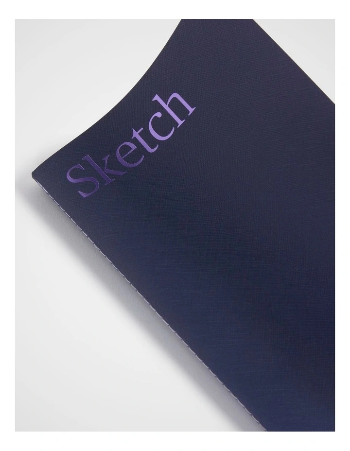 Stitch Sketchbook 120 Gsm A5 in Navy image 3