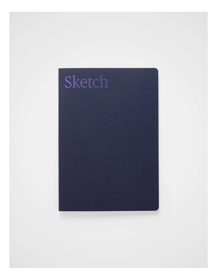 Stitch Sketchbook 120 Gsm B5 in Navy image 1