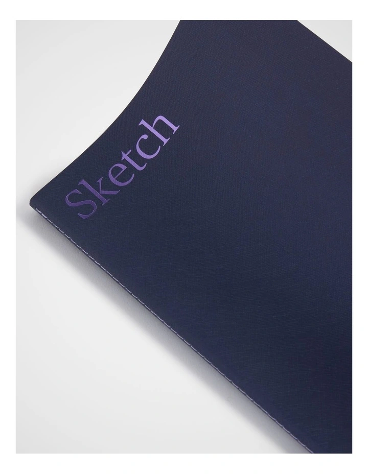 Stitch Sketchbook 120 Gsm B5 in Navy image 3