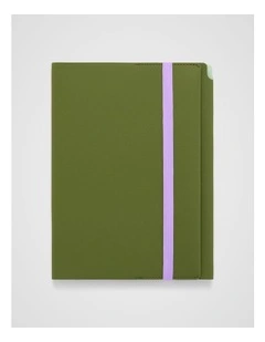 Stitch Notebook Holder B5 in Moss