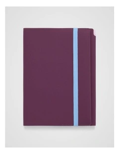 Stitch Notebook Holder B5 in Plum