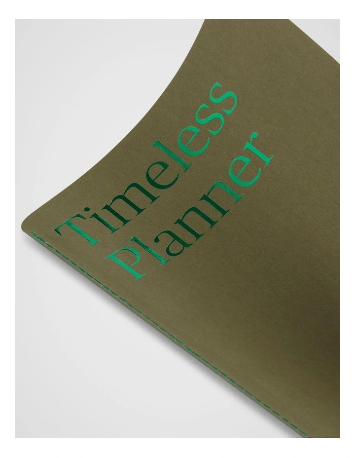 Stitch Weekly Planner A5 in Moss image 4