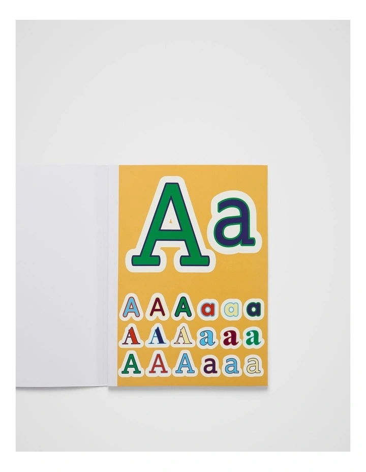 The A-Z Sticker Book A5 in Multi image 2