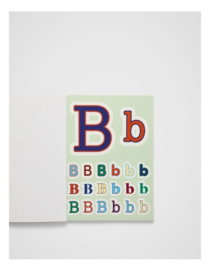 The A-Z Sticker Book A5 in Multi image 3
