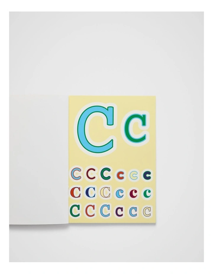 The A-Z Sticker Book A5 in Multi image 4