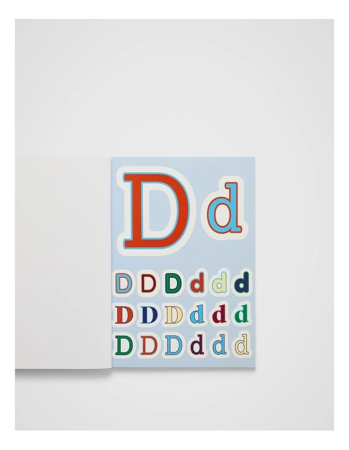 The A-Z Sticker Book A5 in Multi image 5