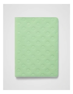 Dot Notebook Sleeve in Light Green