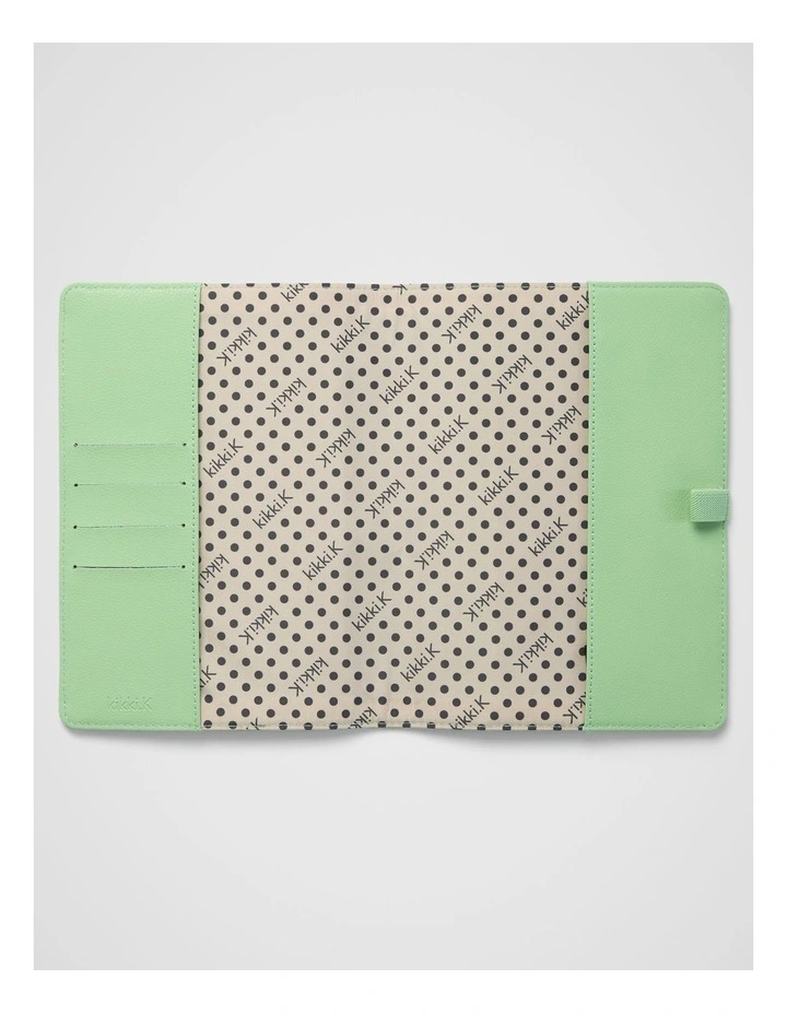 Dot Notebook Sleeve in Light Green image 2