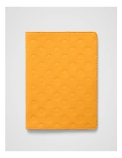 Dot Notebook Sleeve in Orange