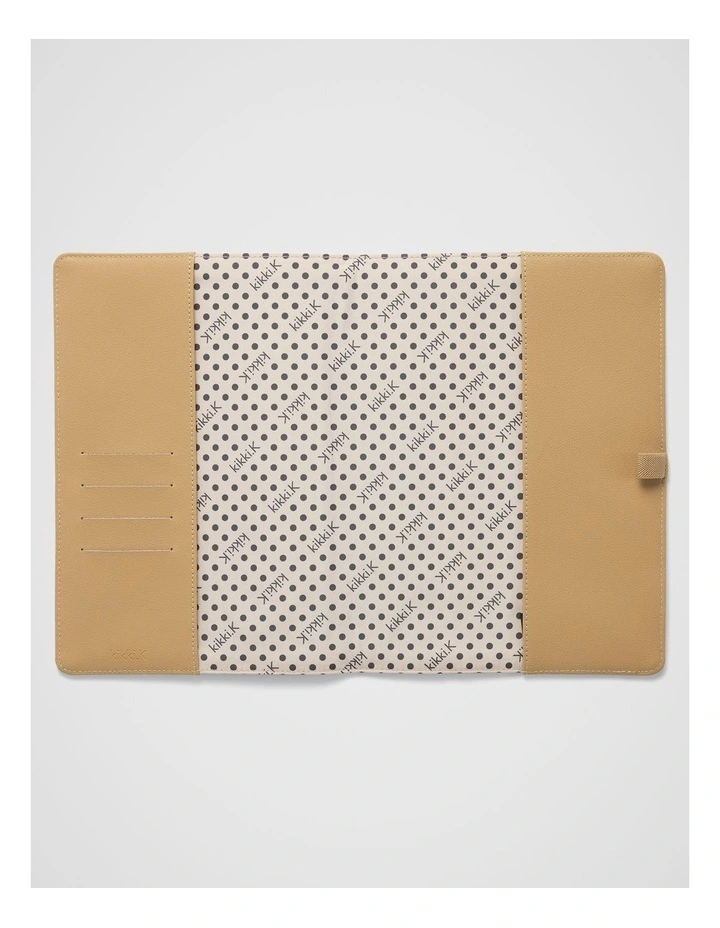 Dot Notebook Sleeve in Camel image 2