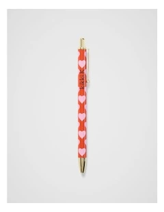 Snap Ballpoint Pen in Heart