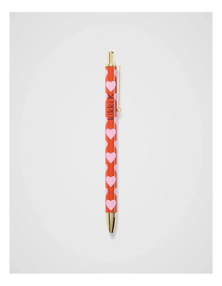 Snap Ballpoint Pen in Heart image 1