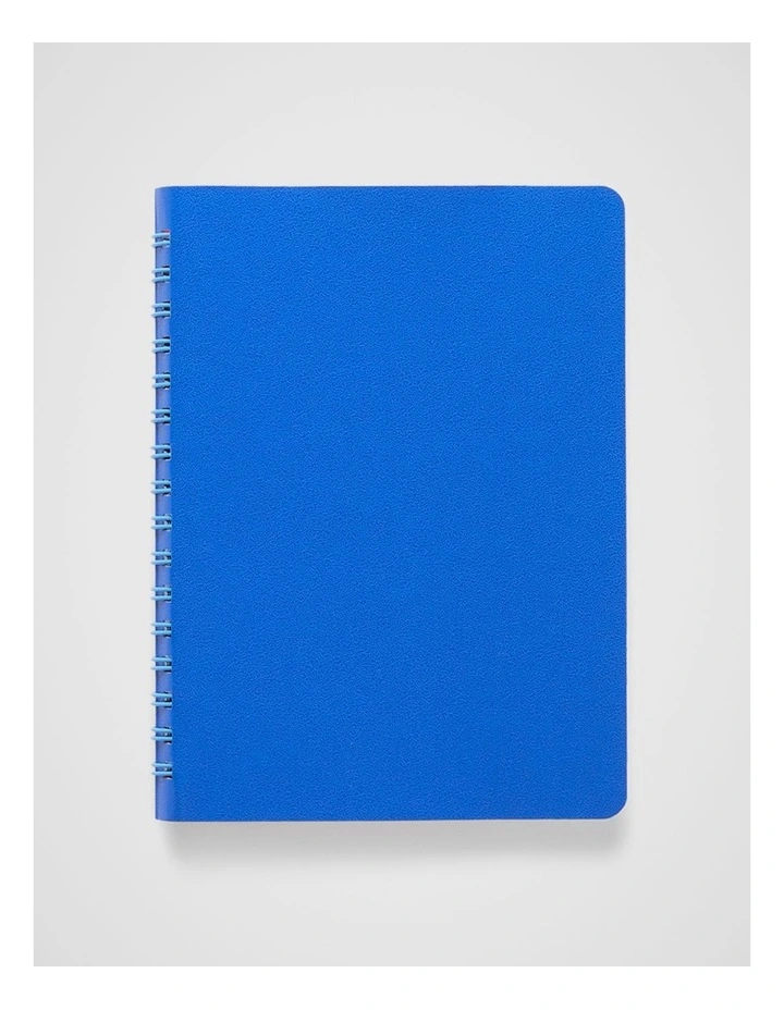 Flexi Spiral Notebook A6 in Royal Blue image 1