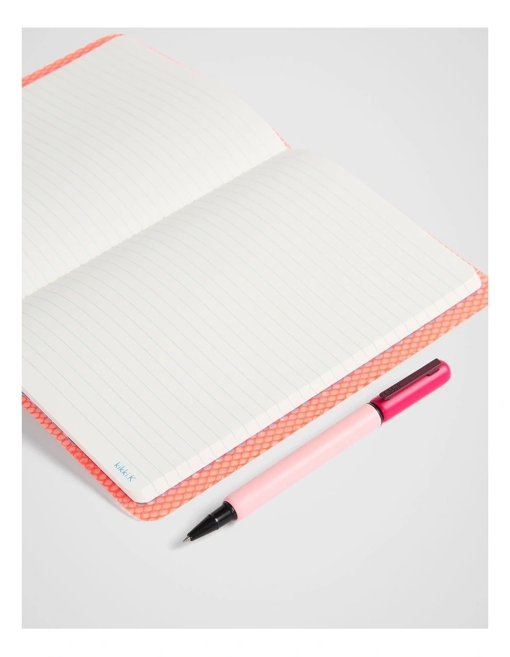 Neon Mesh Notebook A5 in Neon Orange image 3