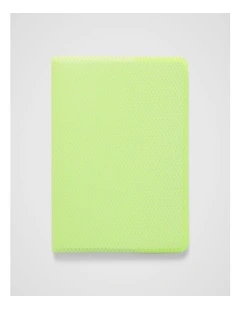 Neon Mesh Notebook A5 in Neon Yellow