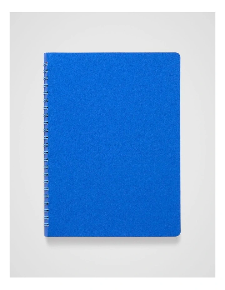 Flexi Spiral Notebook A5 in Royal Blue image 1