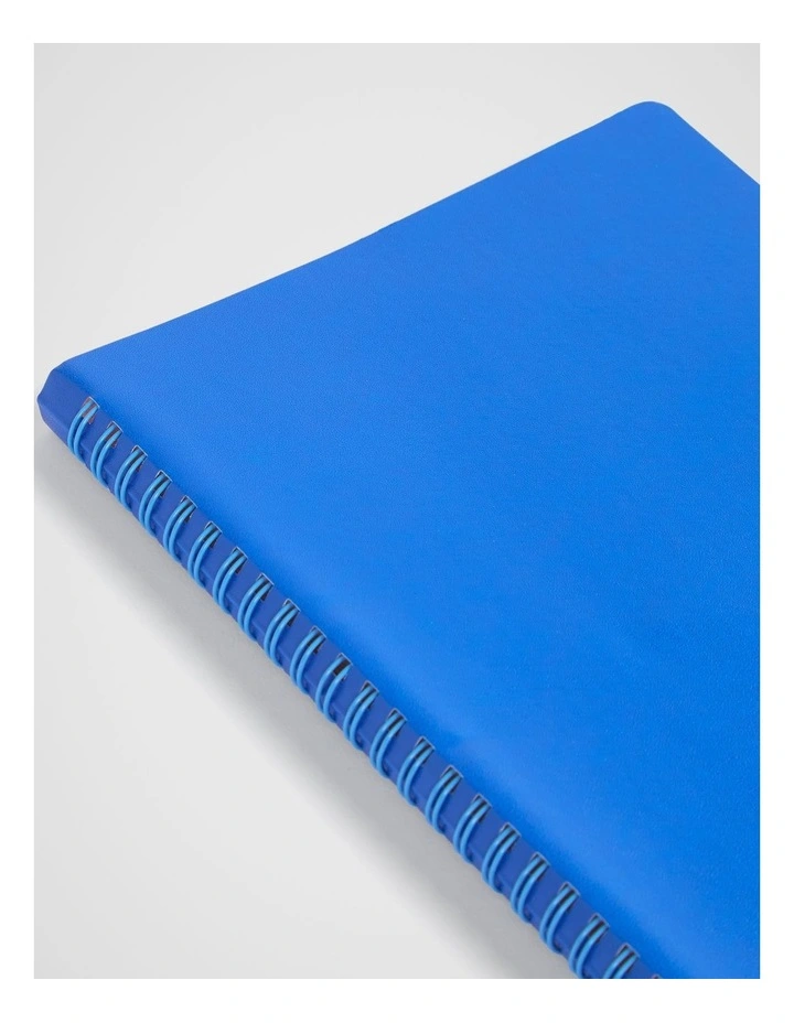 Flexi Spiral Notebook A5 in Royal Blue image 2