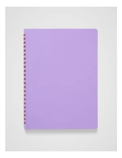 Flexi Spiral Notebook A5 in Violet