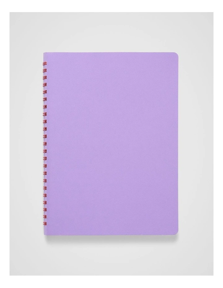 Flexi Spiral Notebook A5 in Violet image 1