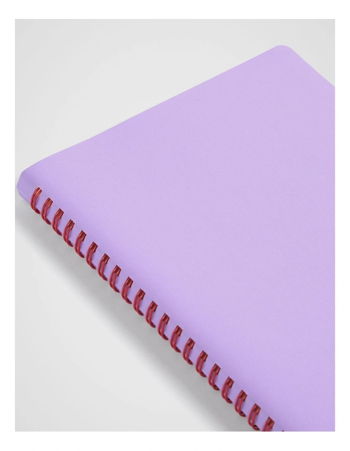 Flexi Spiral Notebook A5 in Violet image 2