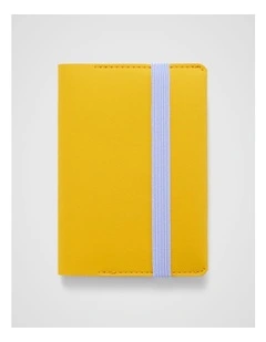 Stitch Notebook Holder B7 in Mustard