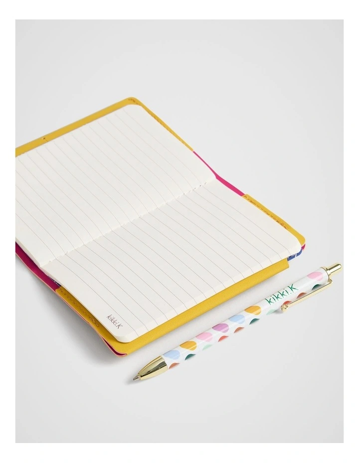 Stitch Notebook Holder B7 in Mustard image 4