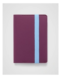 Stitch Notebook Holder B7 in Plum