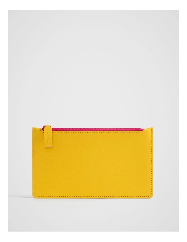 Kolour Luxe Pencil Case in Mustard image 1