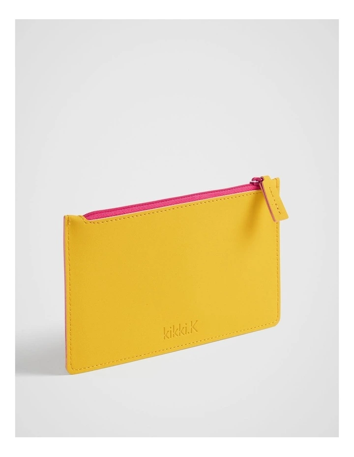 Kolour Luxe Pencil Case in Mustard image 2