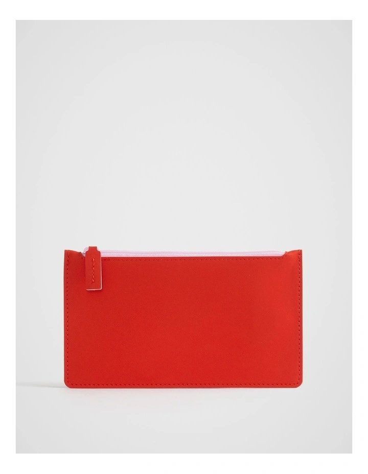 Kolour Luxe Pencil Case in Poppy image 1