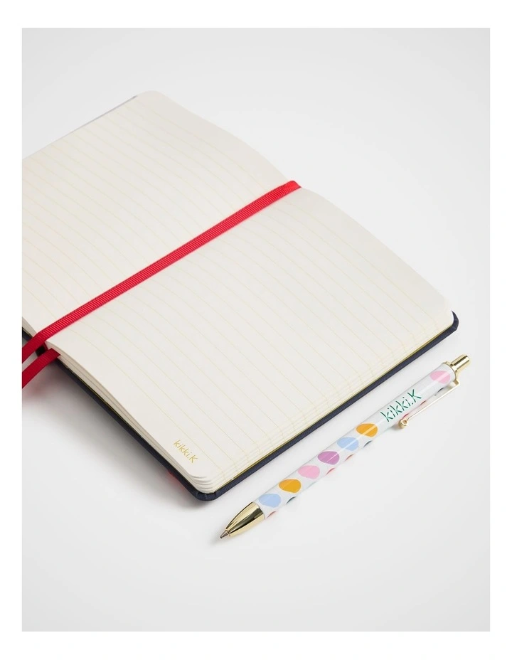 In-Scribe Notebook Kolour Luxe A6 in Navy image 2