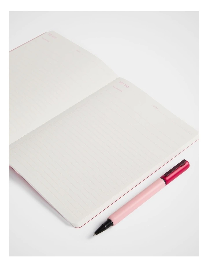 Stitch To Do Planner A5 in Poppy image 2