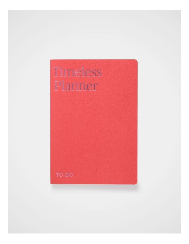 Stitch To Do Planner B5 in Poppy image 1