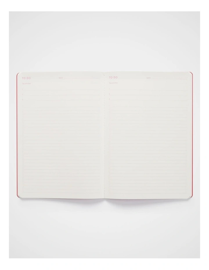 Stitch To Do Planner B5 in Poppy image 3