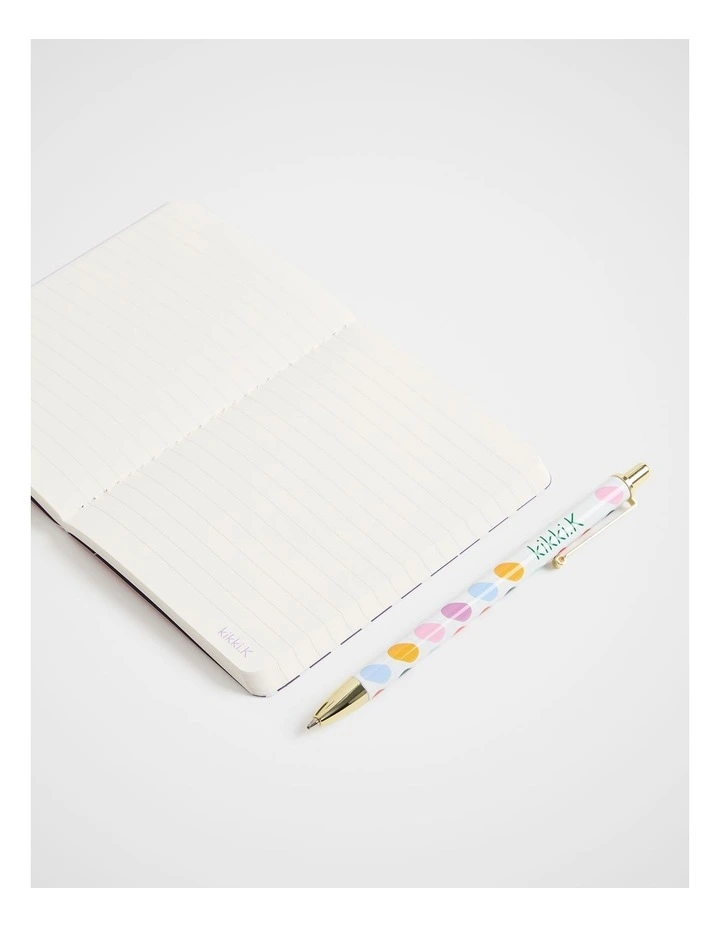 Stitch Notebook Lined B7 in Poppy image 2