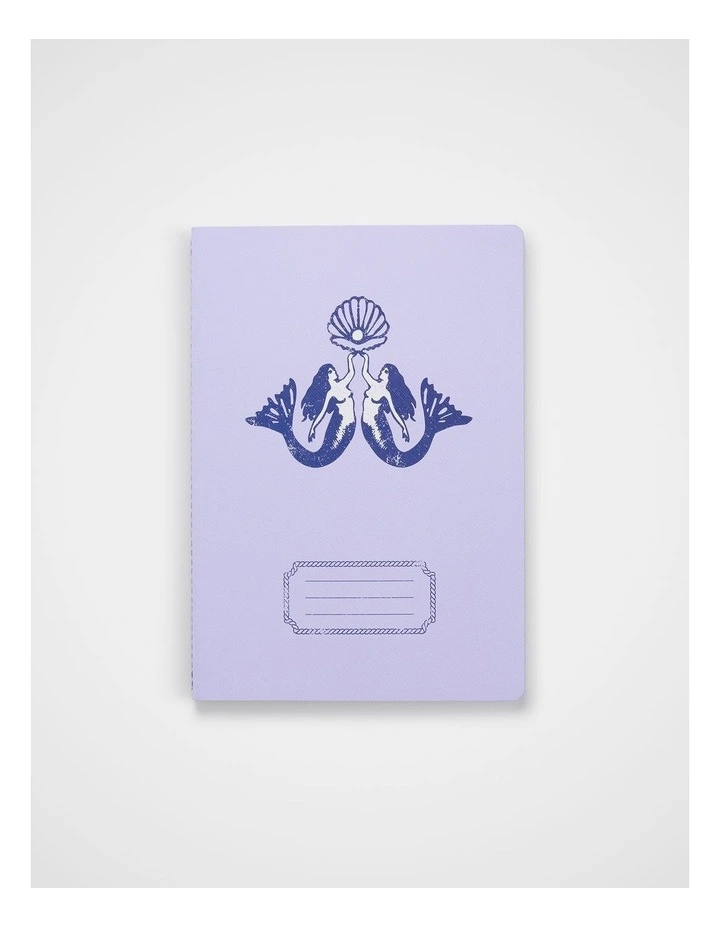 Stitch Notebook Lined B5 in Lilac image 1