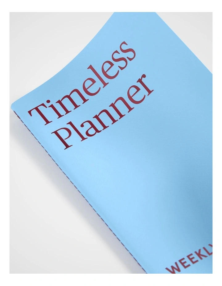 Stitch Weekly Planner Refill A5 in Blue image 4