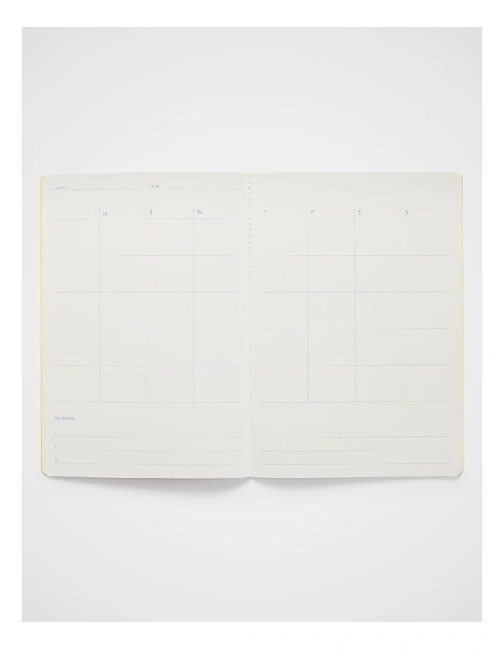 Stitch Monthly Planner Refill B5 in Pear image 4