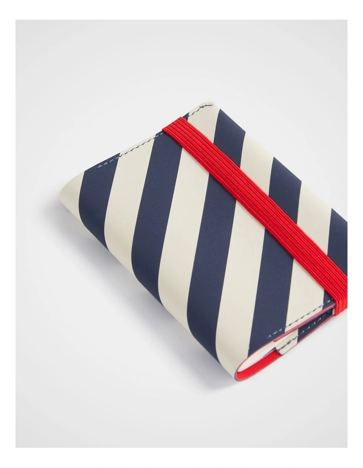 Stitch Notebook Holder B7 in Navy image 4