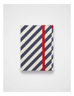 Stitch Notebook Holder A5 in Navy